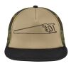 Flat Bill Snapback Trucker Cap Thumbnail