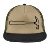 Flat Bill Snapback Trucker Cap Thumbnail