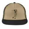 Flat Bill Snapback Trucker Cap Thumbnail