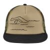 Flat Bill Snapback Trucker Cap Thumbnail