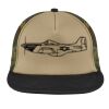 Flat Bill Snapback Trucker Cap Thumbnail