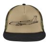 Flat Bill Snapback Trucker Cap Thumbnail