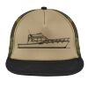 Flat Bill Snapback Trucker Cap Thumbnail