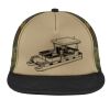 Flat Bill Snapback Trucker Cap Thumbnail