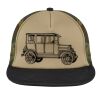 Flat Bill Snapback Trucker Cap Thumbnail