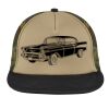 Flat Bill Snapback Trucker Cap Thumbnail