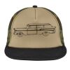 Flat Bill Snapback Trucker Cap Thumbnail