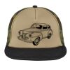 Flat Bill Snapback Trucker Cap Thumbnail