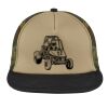 Flat Bill Snapback Trucker Cap Thumbnail