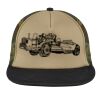 Flat Bill Snapback Trucker Cap Thumbnail