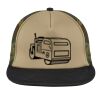 Flat Bill Snapback Trucker Cap Thumbnail