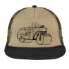 Flat Bill Snapback Trucker Cap Thumbnail