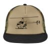 Flat Bill Snapback Trucker Cap Thumbnail