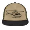 Flat Bill Snapback Trucker Cap Thumbnail