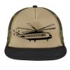 Flat Bill Snapback Trucker Cap Thumbnail