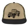 Flat Bill Snapback Trucker Cap Thumbnail