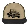 Flat Bill Snapback Trucker Cap Thumbnail