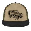 Flat Bill Snapback Trucker Cap Thumbnail