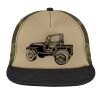 Flat Bill Snapback Trucker Cap Thumbnail