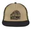 Flat Bill Snapback Trucker Cap Thumbnail