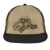 Flat Bill Snapback Trucker Cap Thumbnail