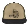 Flat Bill Snapback Trucker Cap Thumbnail