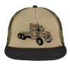 Flat Bill Snapback Trucker Cap Thumbnail