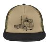 Flat Bill Snapback Trucker Cap Thumbnail