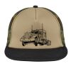 Flat Bill Snapback Trucker Cap Thumbnail