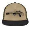 Flat Bill Snapback Trucker Cap Thumbnail