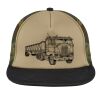 Flat Bill Snapback Trucker Cap Thumbnail