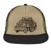 Flat Bill Snapback Trucker Cap Thumbnail