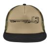 Flat Bill Snapback Trucker Cap Thumbnail