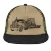 Flat Bill Snapback Trucker Cap Thumbnail