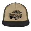 Flat Bill Snapback Trucker Cap Thumbnail