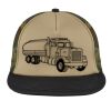 Flat Bill Snapback Trucker Cap Thumbnail