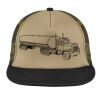 Flat Bill Snapback Trucker Cap Thumbnail