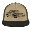 Flat Bill Snapback Trucker Cap Thumbnail