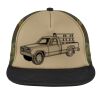 Flat Bill Snapback Trucker Cap Thumbnail