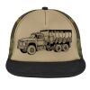 Flat Bill Snapback Trucker Cap Thumbnail